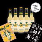 anjola-paket (12 flaschen + poster + sticker set)