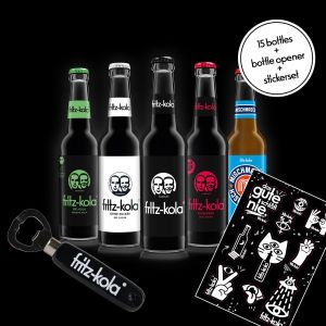 kola package (15 bottles + opener + sticker set)